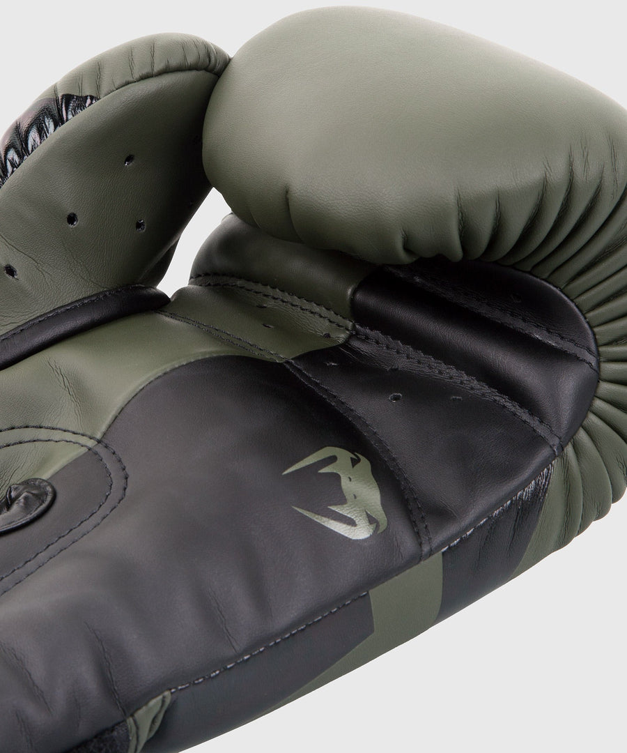 Venum Elite Boxing Gloves - Khaki/Black — product view 4