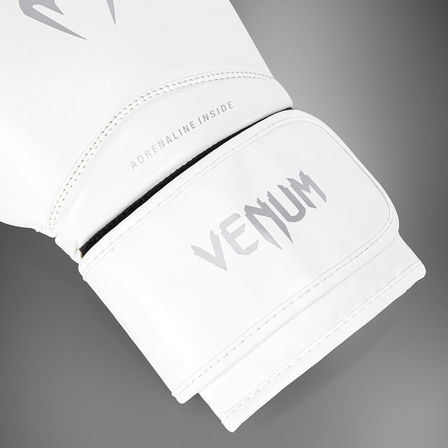 Venum Contender 1.5 Kids Boxing Gloves - White/Silver — product view 3