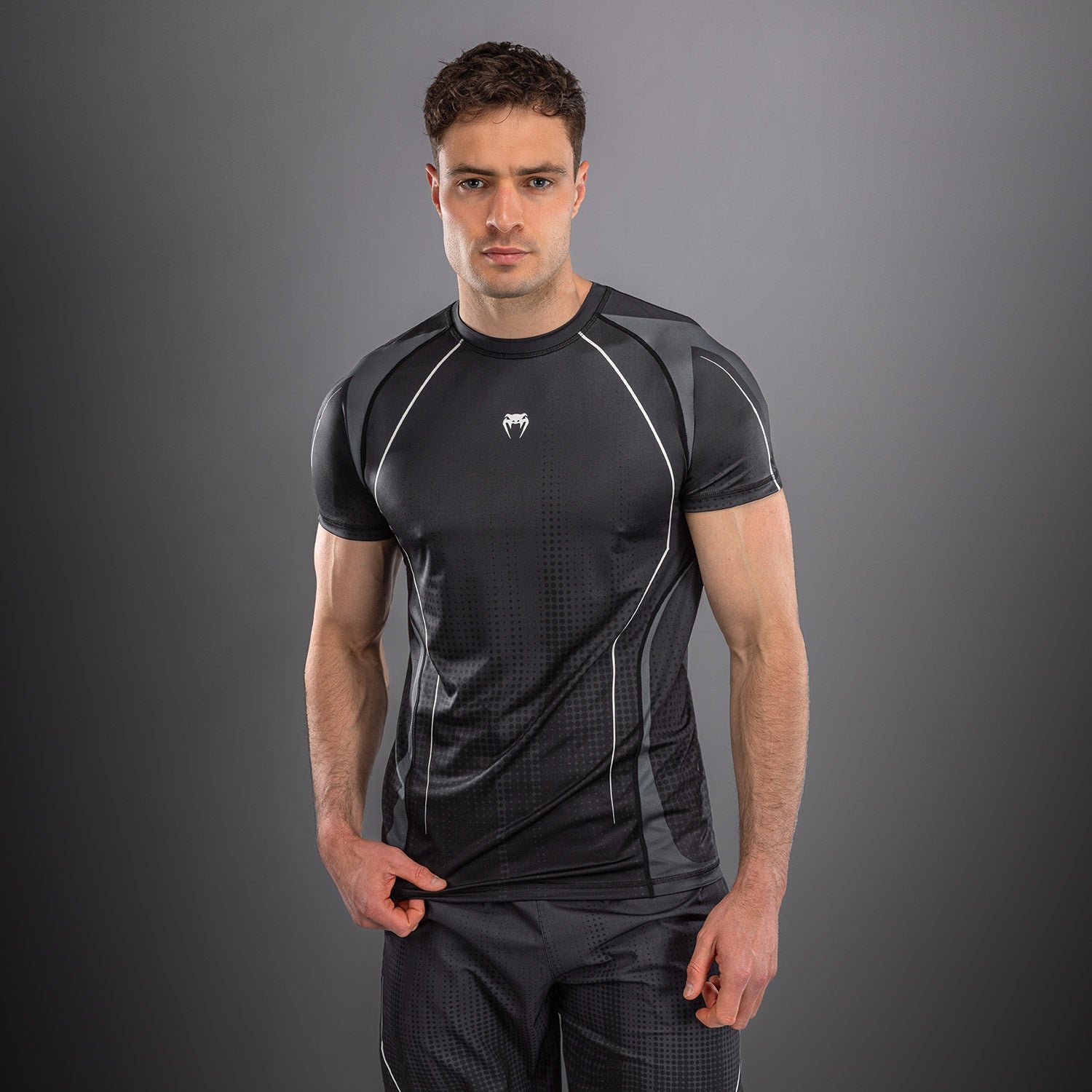 Venum Stealth Dry-Tech T-Shirt - Black/White