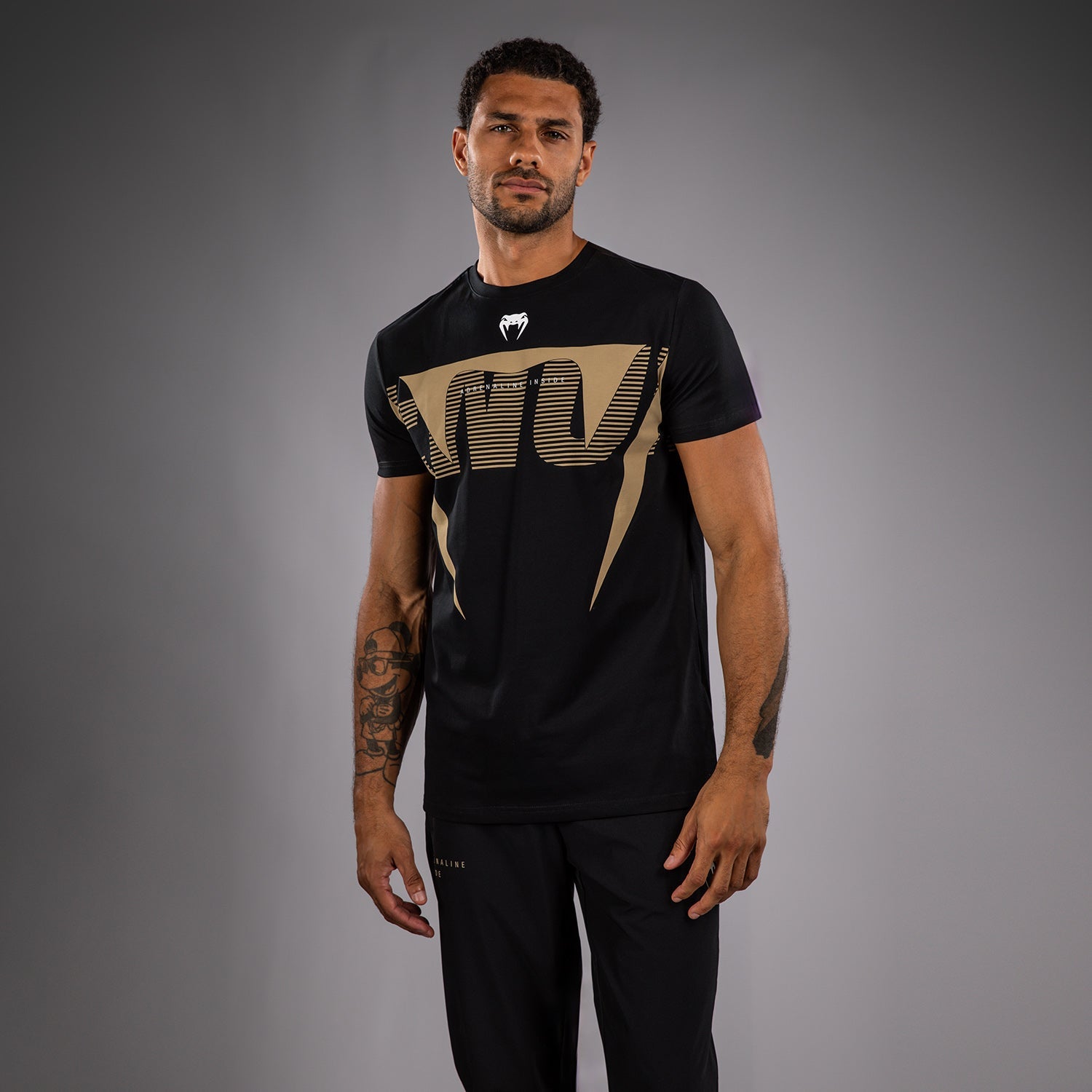 Venum Adrenaline T-Shirt - Black/Sand