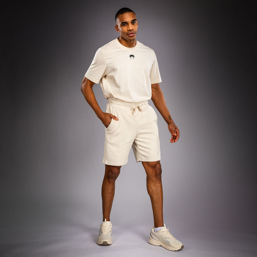 Venum Contender Fleece Cotton Shorts - Off-White — product view 3