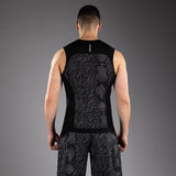 Venum G-Fit Scales Sleeveless Rashguard - Black/ Charcoal Grey — product view 3