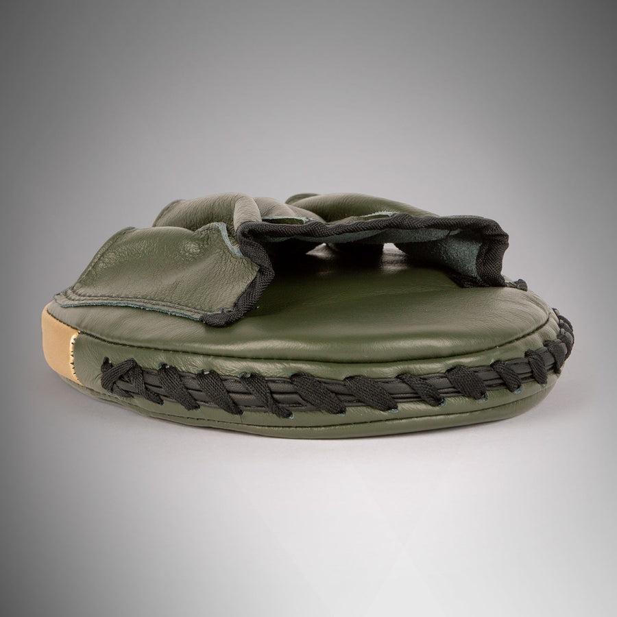 Venum Pro Boxing Flat Punch Mitts (Pair) - Khaki/Gold — product view 4