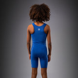 Venum Challenger Youth Wrestling Singlet - Blue view 3