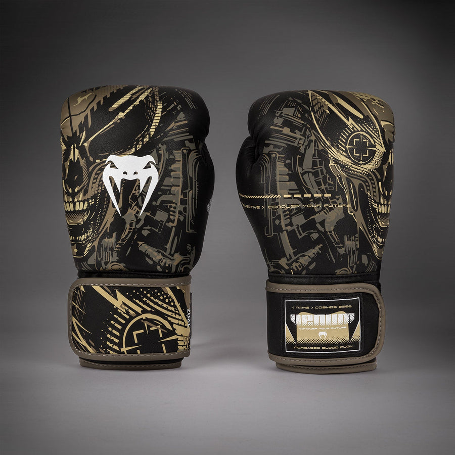 Venum Invader Boxing Gloves - Black/Sand — product view 2