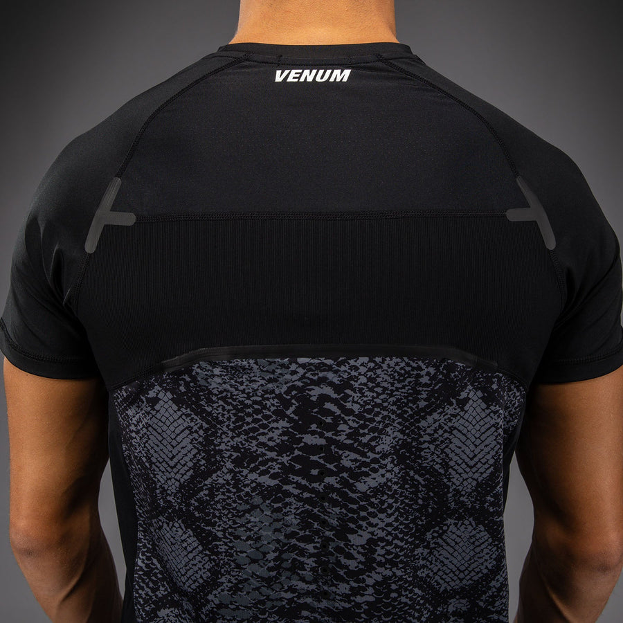 Venum G-Fit Scales Dry-Tech T-Shirt - Black/ Charcoal Grey — product view 6
