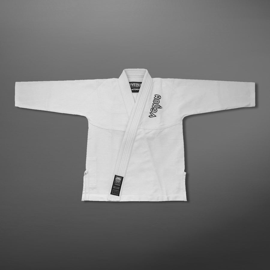 Venum Contender Kids BJJ Gi (Free white belt included) - White — product view 3