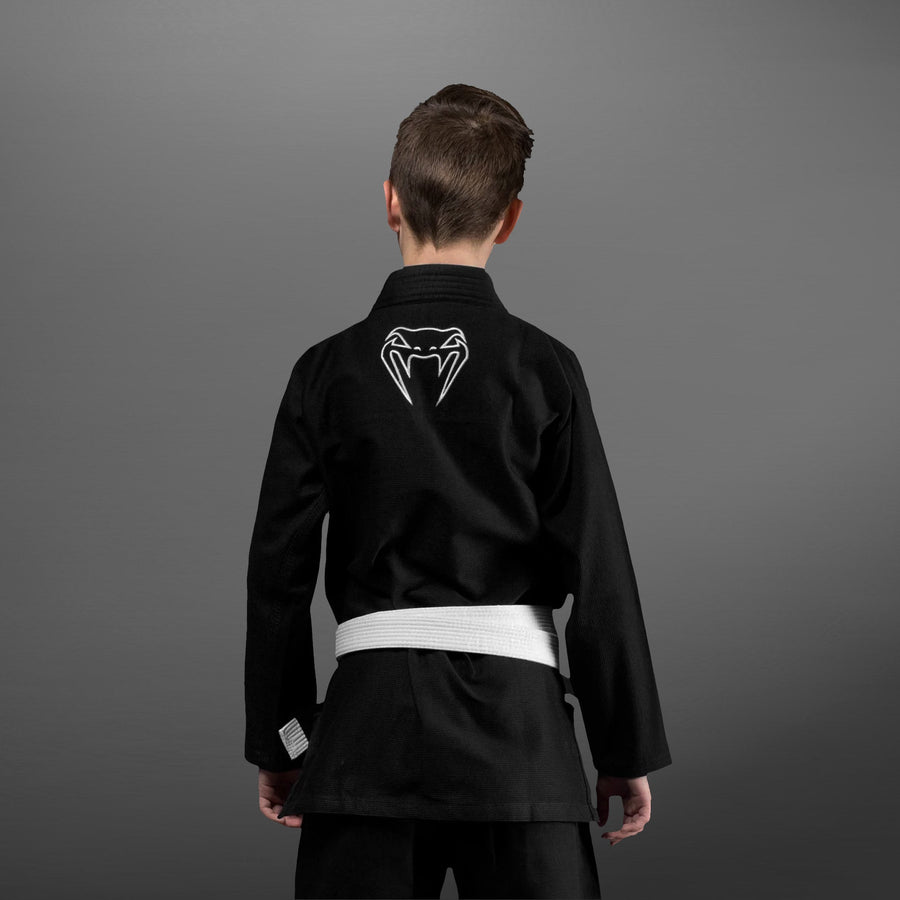 Venum Contender Kids BJJ Gi (Free white belt included) - Black — product view 2