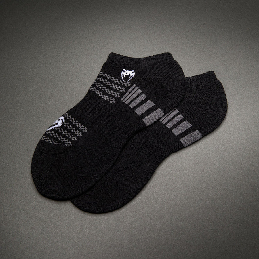 Venum Vector No-Show Socks 3 Pack - Black/Grey — product view 5