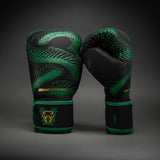 Venum Matupa Boxing Gloves - Black/Green/Gold — product view 2