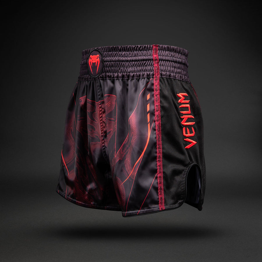 Venum Spectre Muay Thai Shorts - Black/Red — product view 2