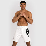 Venum Light 5.0 Fight Shorts - White/Black — product view 3