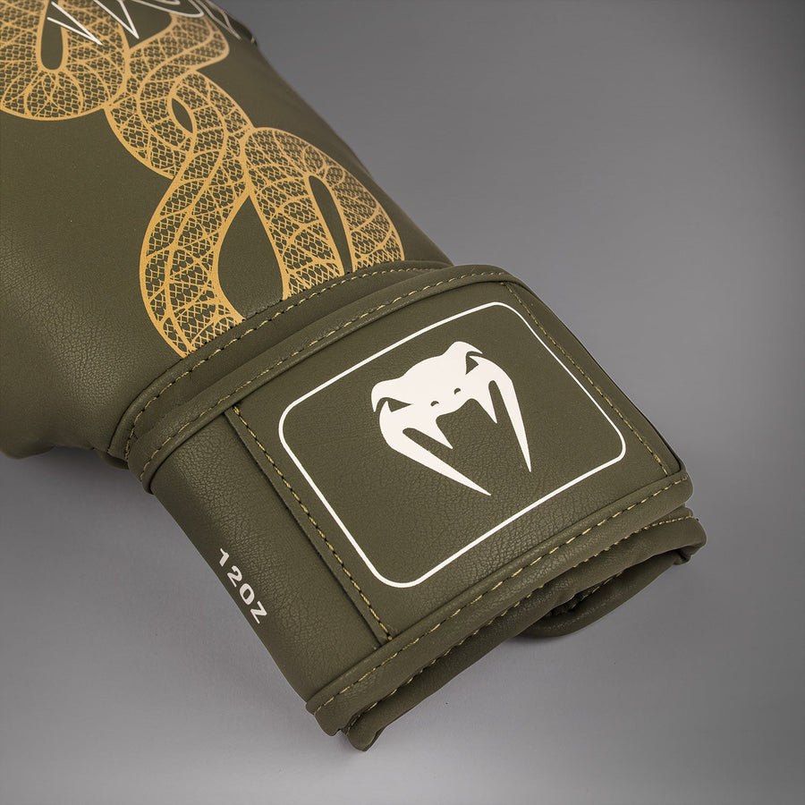 Venum Serpenti Boxing Gloves - Khaki/Bronze/Ivory — product view 4