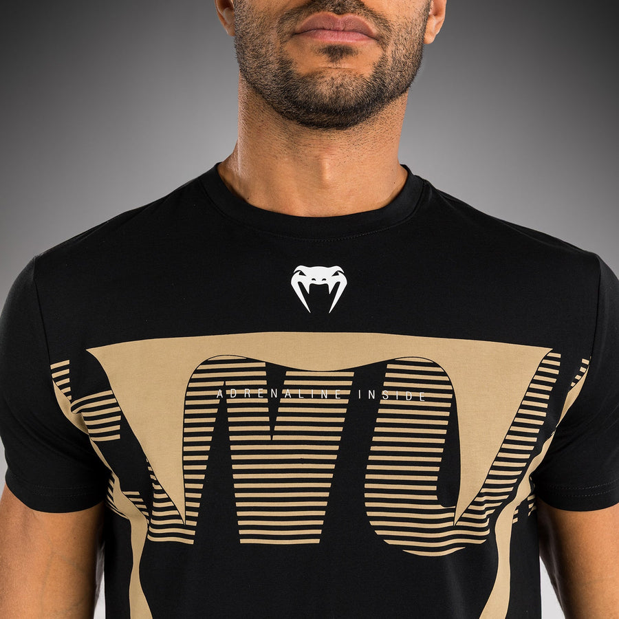 Venum Adrenaline T-Shirt - Black/Sand — product view 3