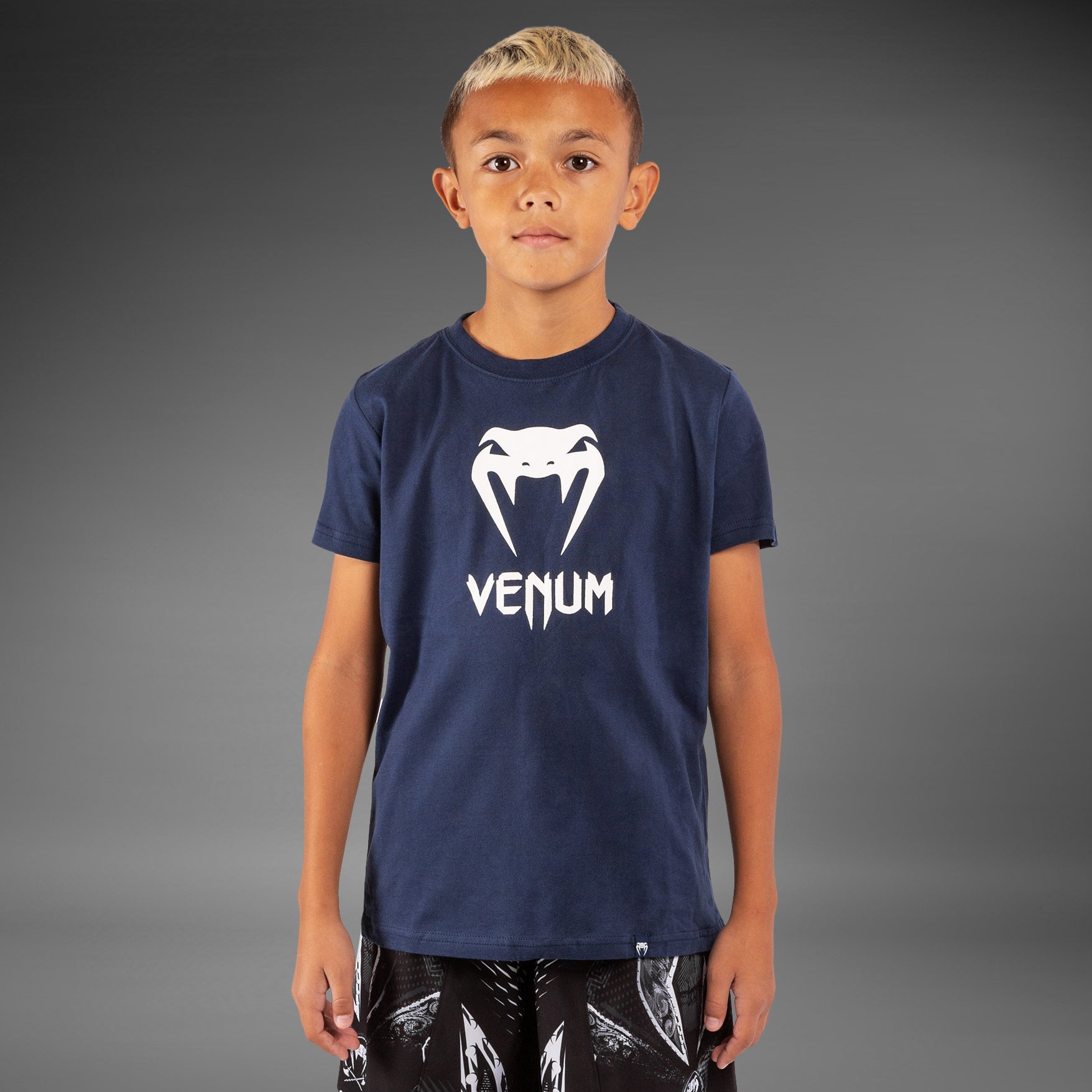 Venum Classic T-shirt - Kids - Navy Blue