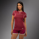 Venum Adrenaline Women's Dry-Tech T-Shirt - Burgundy/ Pink