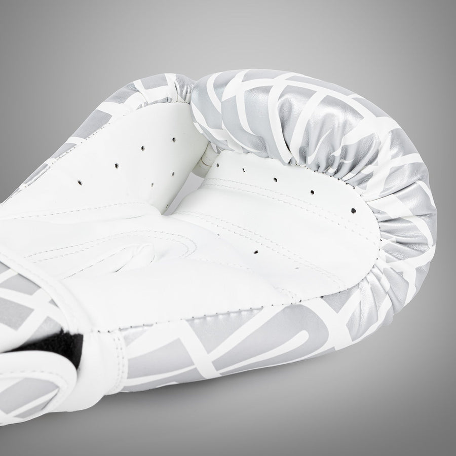 Venum Contender 1.5 XT Kids Boxing Gloves - White-Silver — product view 4