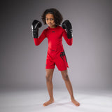 Venum Light Kids Fight Shorts - Cherry Red — product view 4
