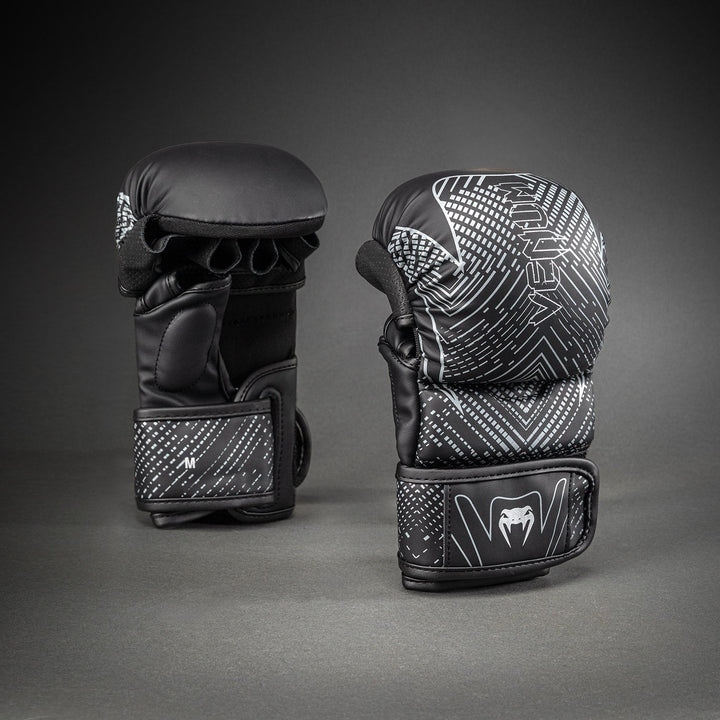 Venum Midnight Fury Sparring Gloves - Black/Grey/Silver