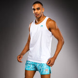 Venum Aqua Tank Top - White/Turquoise — product view 2