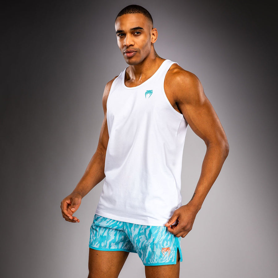Venum Aqua Tank Top - White/Turquoise — product view 2