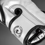 Venum Elite Boxing Gloves - Silver/Black — product view 7