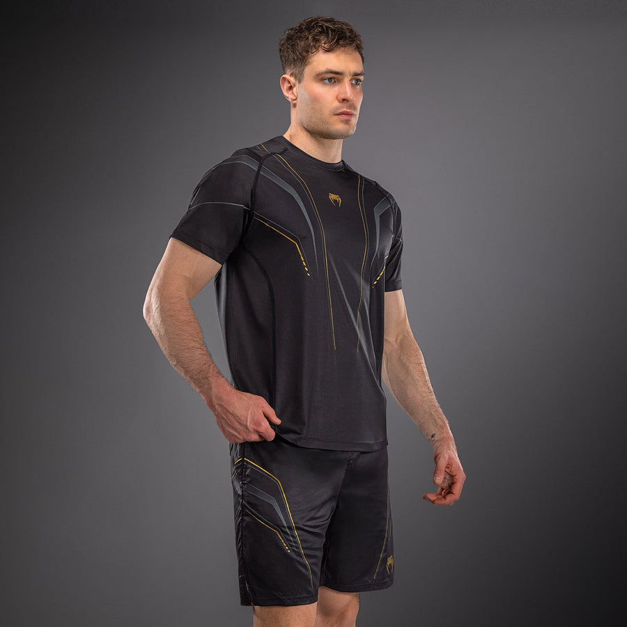 Venum Streamline Dry-Tech T-Shirt - Black/Gold — product view 3