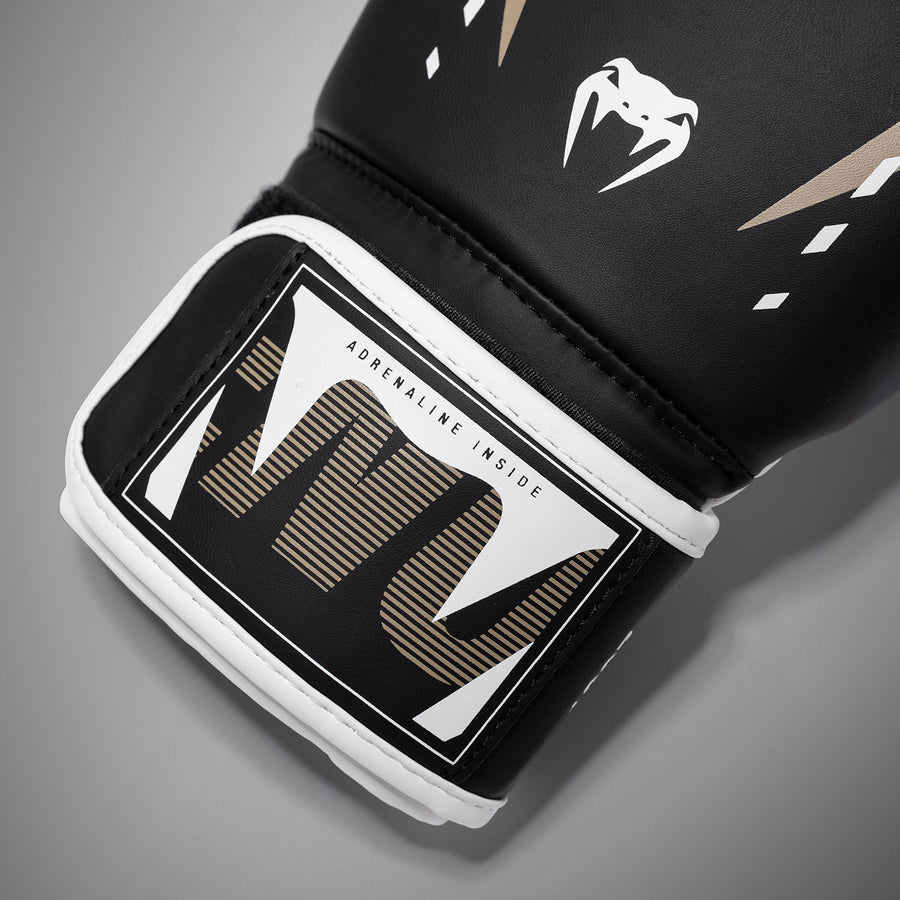 Venum Adrenaline Boxing Gloves - Black/Sand — product view 3