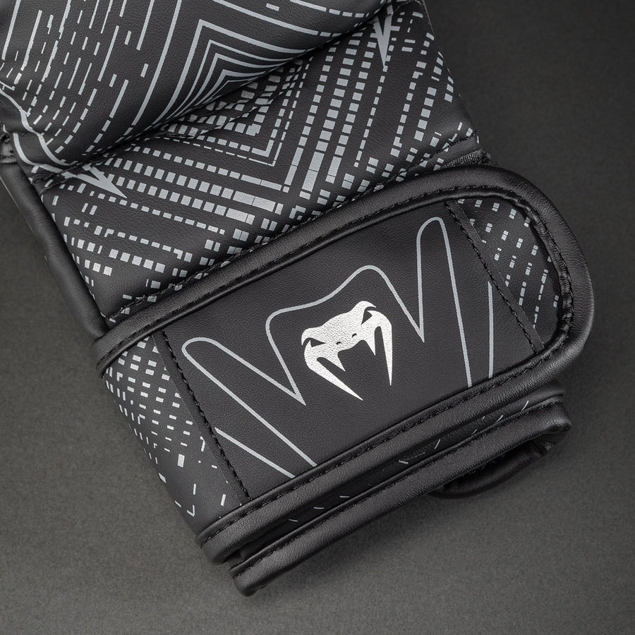 Venum Midnight Fury Sparring Gloves - Black/Grey/Silver — product view 3