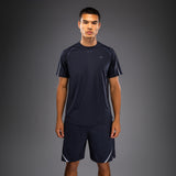 Venum G-Core Dry Tech T-Shirt - Navy Blue/White