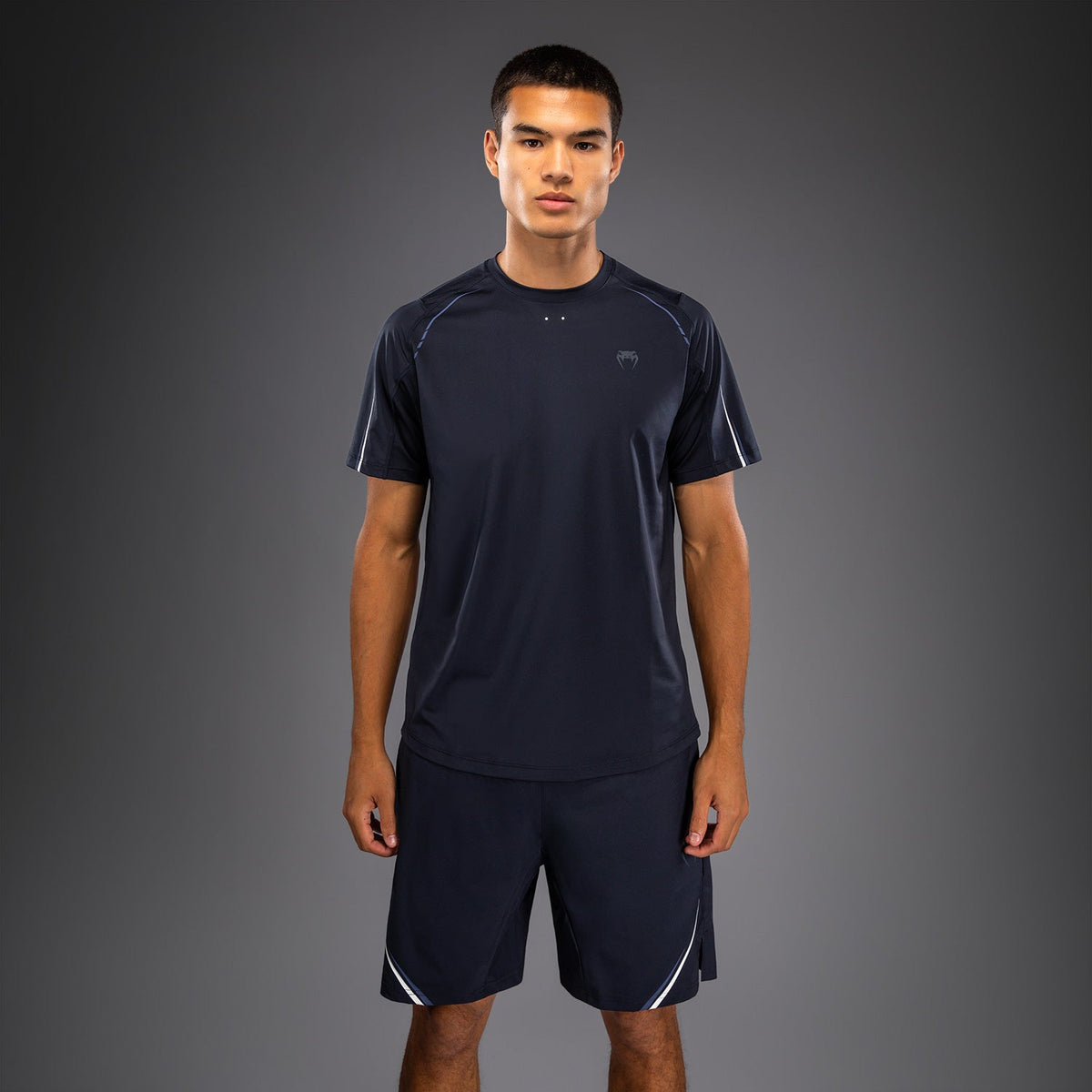 Venum G-Core Dry Tech T-Shirt - Navy Blue/White