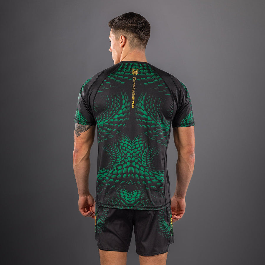 Venum Matupa Dry Tech T-Shirt - Black/Green/Gold — product view 4