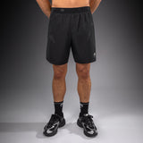Venum Lazer Hybrid Training Shorts - Black/Grey — product view 2