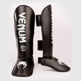 Venum Challenger Kids Shin Guards - Black/White — product view 2