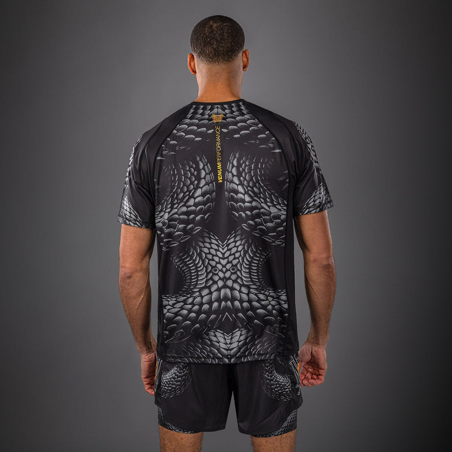 Venum Matupa Dry Tech T-Shirt - Black/Grey/Gold — product view 4