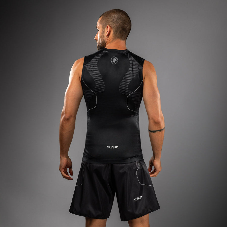 Venum Nexus Sleeveless Rashguard - Black/Silver — product view 3