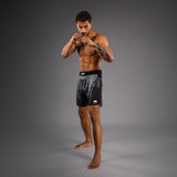 Venum Adrenaline Fightshorts - Black/Silver Grey — product view 6