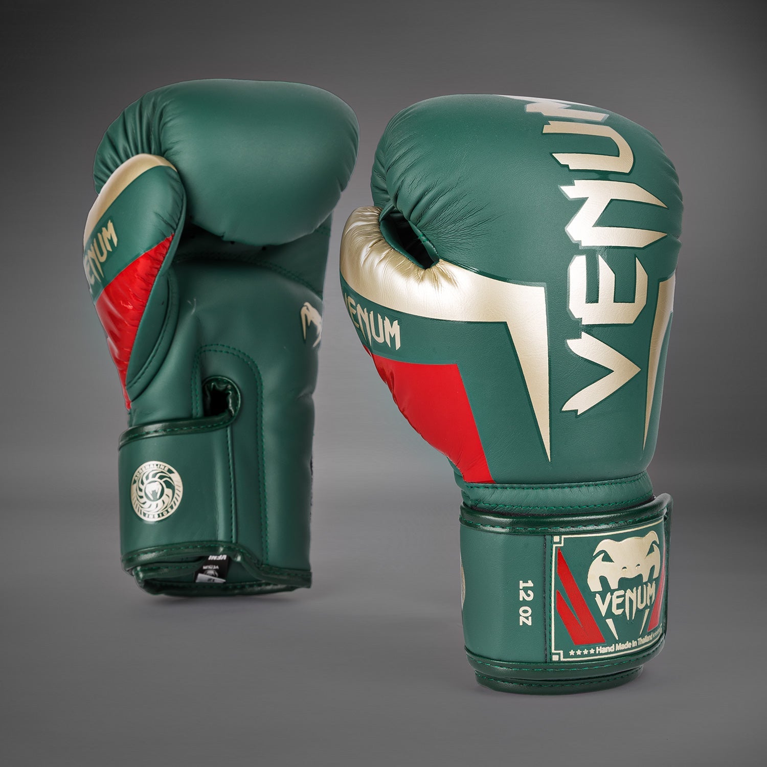 Venum Elite Boxing Gloves - Special Edition - Green