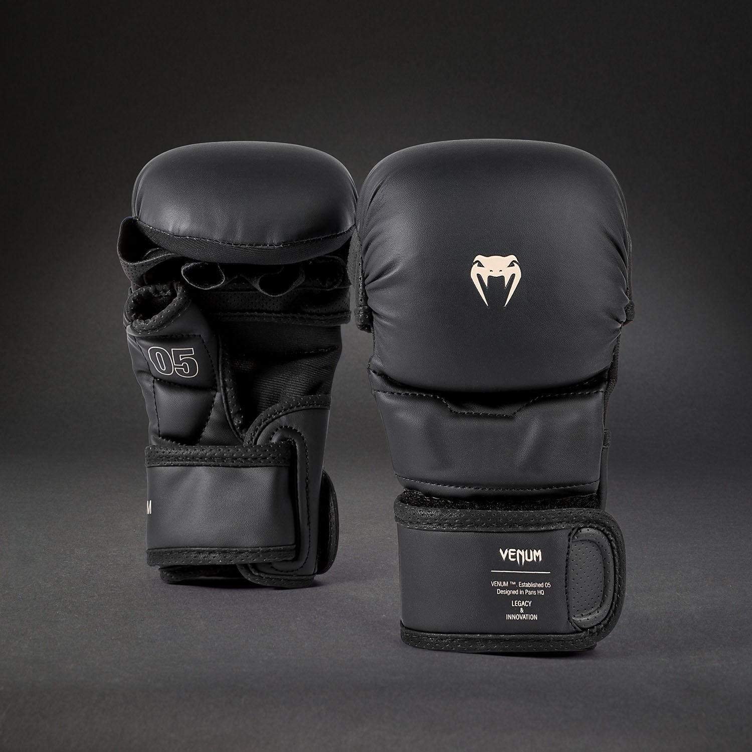 Venum Impact Evo MMA Sparring Gloves - Black