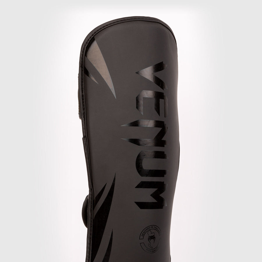 Venum Challenger Kids Shin Guards - Black/Black — product view 4