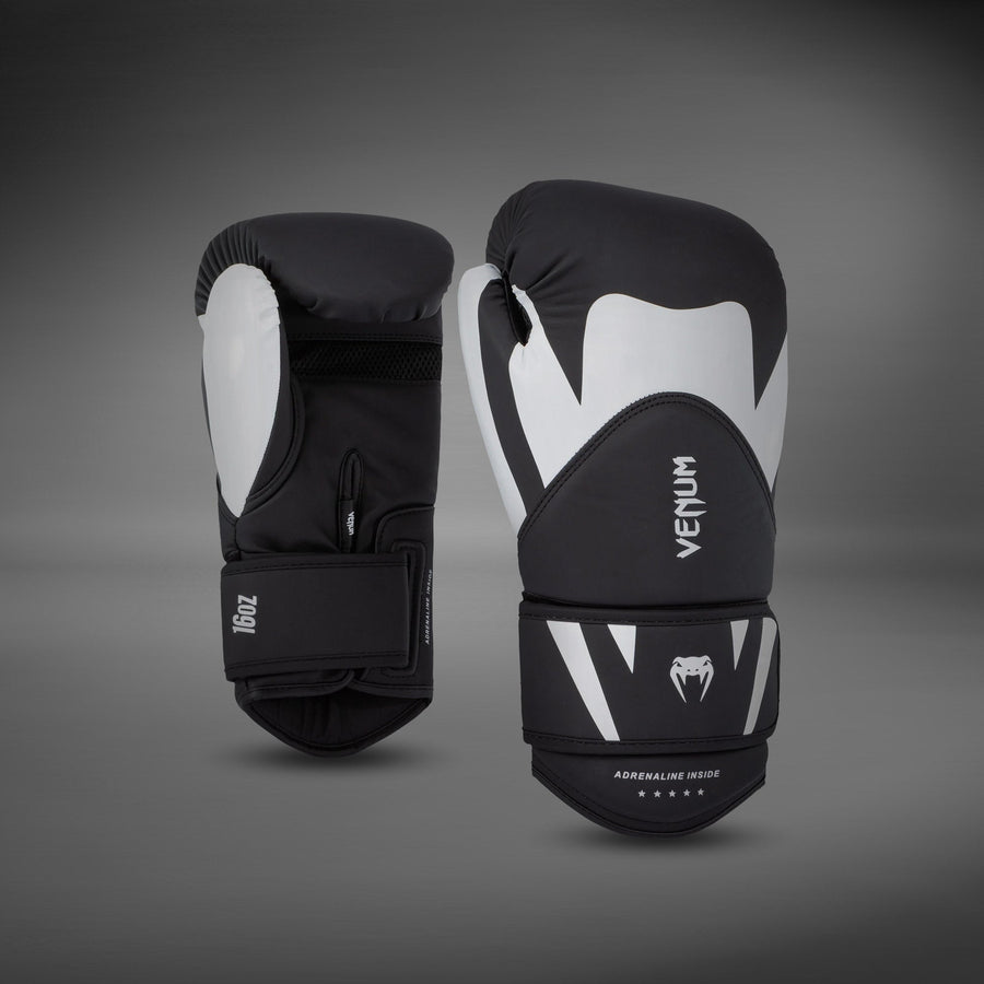 Venum Challenger 4.0 Boxing Gloves - Black/White — product view 6