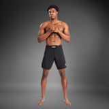 Venum Tempest Men's Fight Shorts - Black/Grey — product view 4
