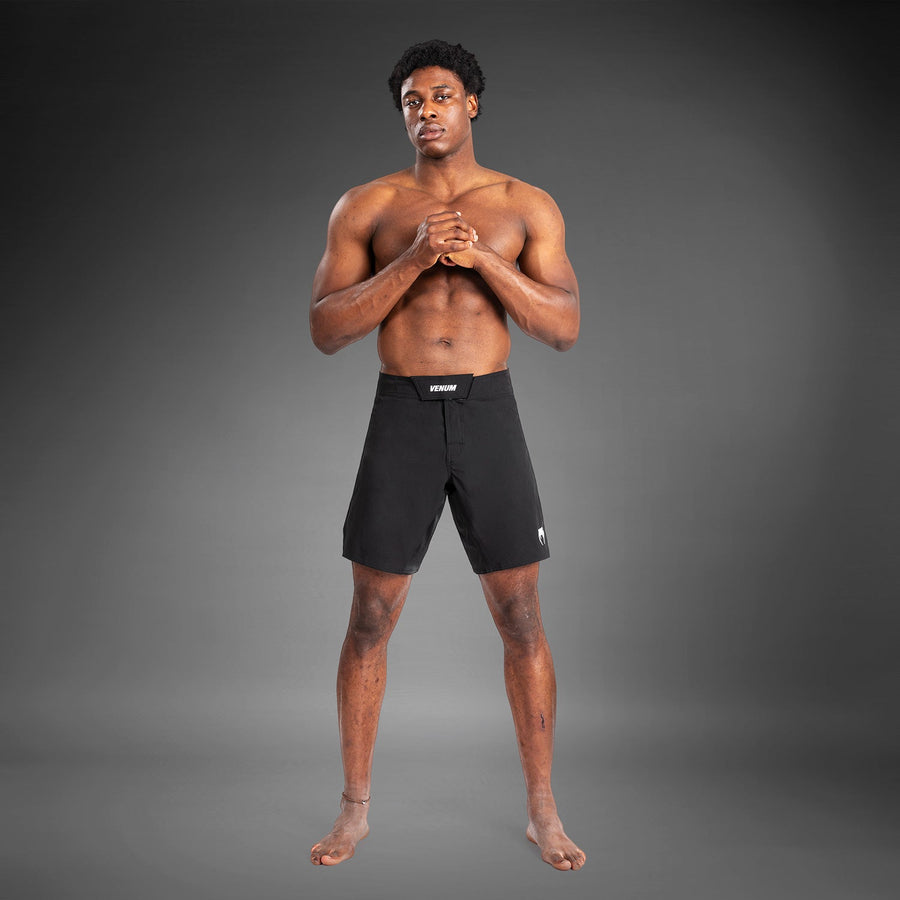 Venum Tempest Men's Fight Shorts - Black/Grey — product view 4