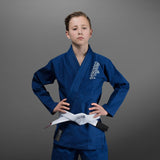 Venum Contender Kids BJJ Gi (Free white belt included) -Blue