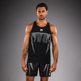 Venum Adrenaline Tank Top - Black/Silver Grey