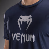 Venum Classic Dry Tech T-Shirt - Navy Blue/White