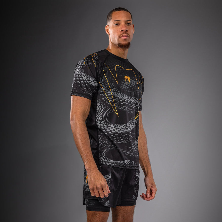Venum Matupa Dry Tech T-Shirt - Black/Grey/Gold — product view 2