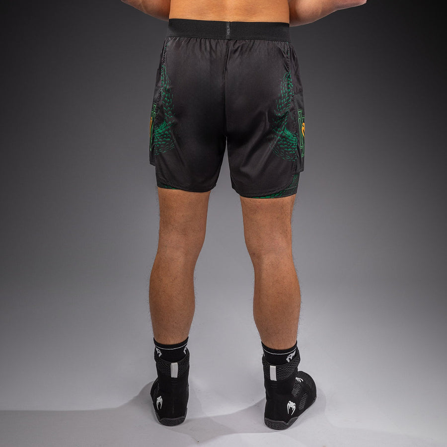 Venum Matupa Training Shorts - Black/Green/Gold — product view 4