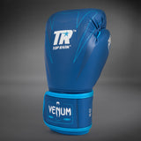 Venum x Top Rank Original Impact Boxing Gloves - Navy Blue — product view 4
