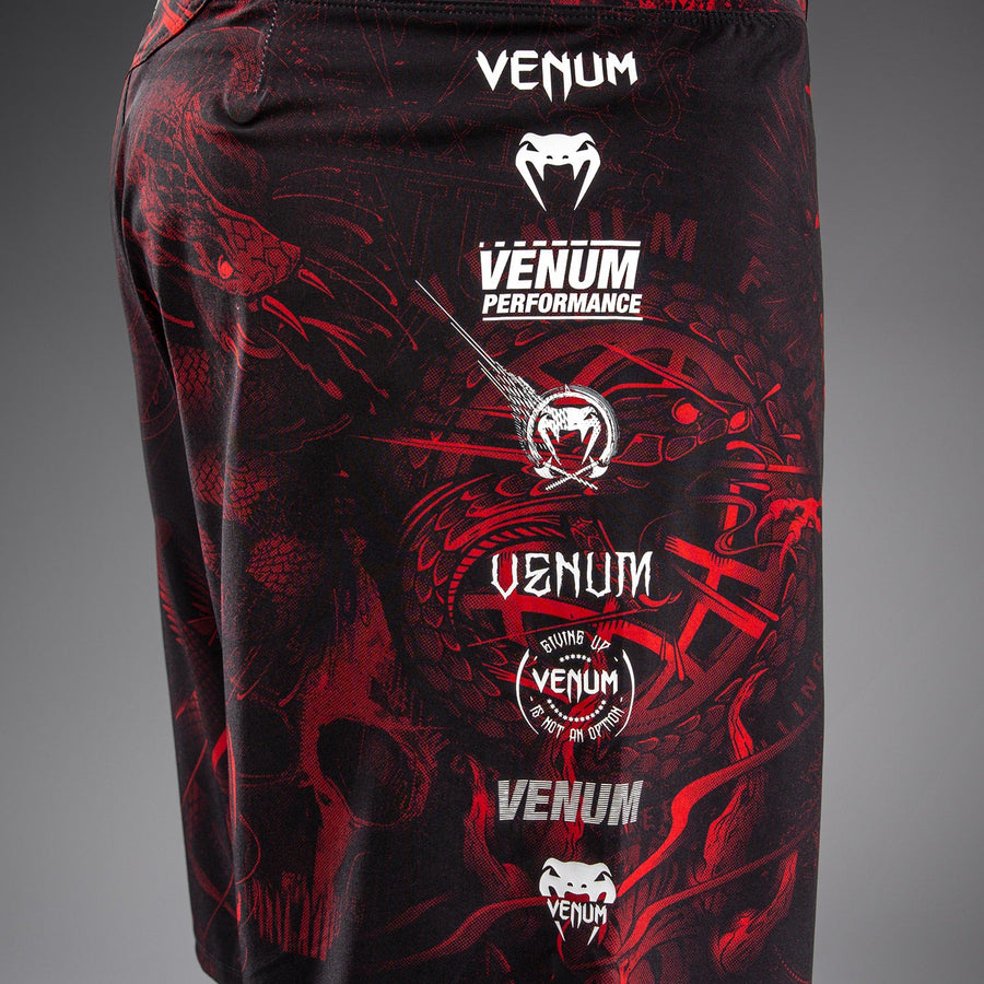 Venum 20th Anniversary Fightshorts - Black/Red — product view 4